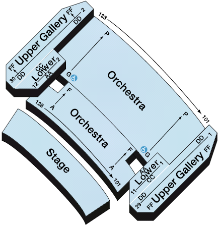 Zellerbach Playhouse map