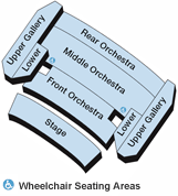 Zellerbach Playhouse map Zellerbach Playhouse map