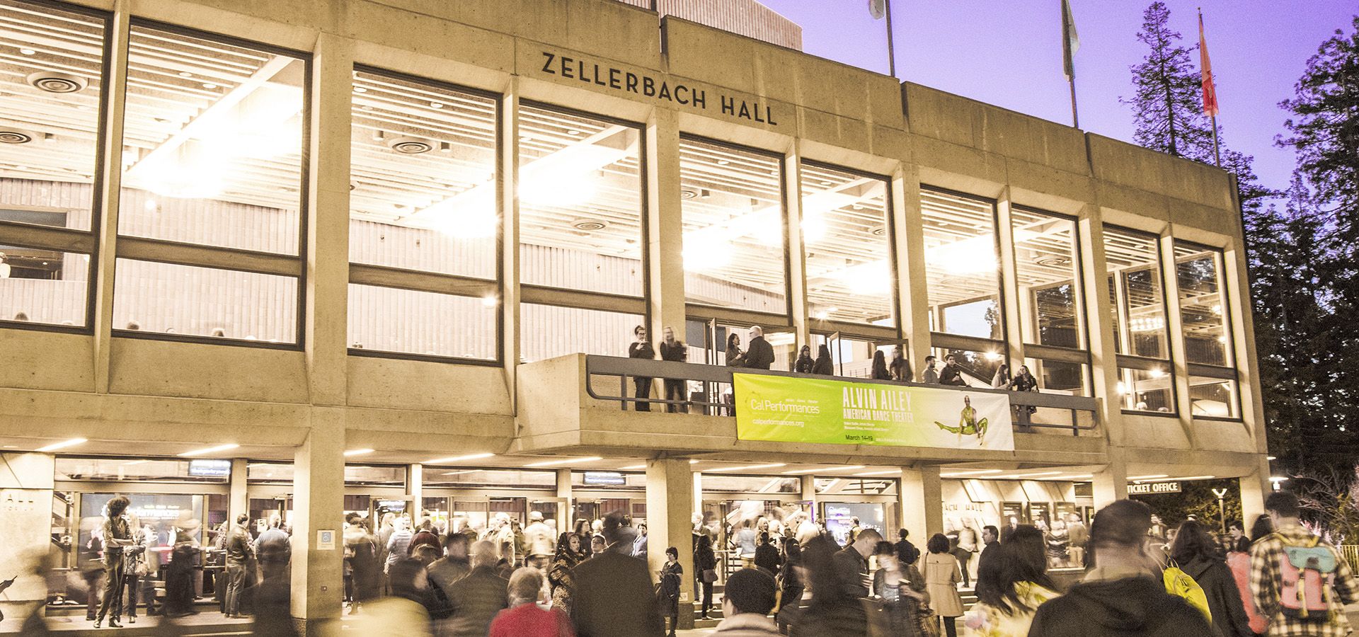 Zellerbach Hall Front Plaza