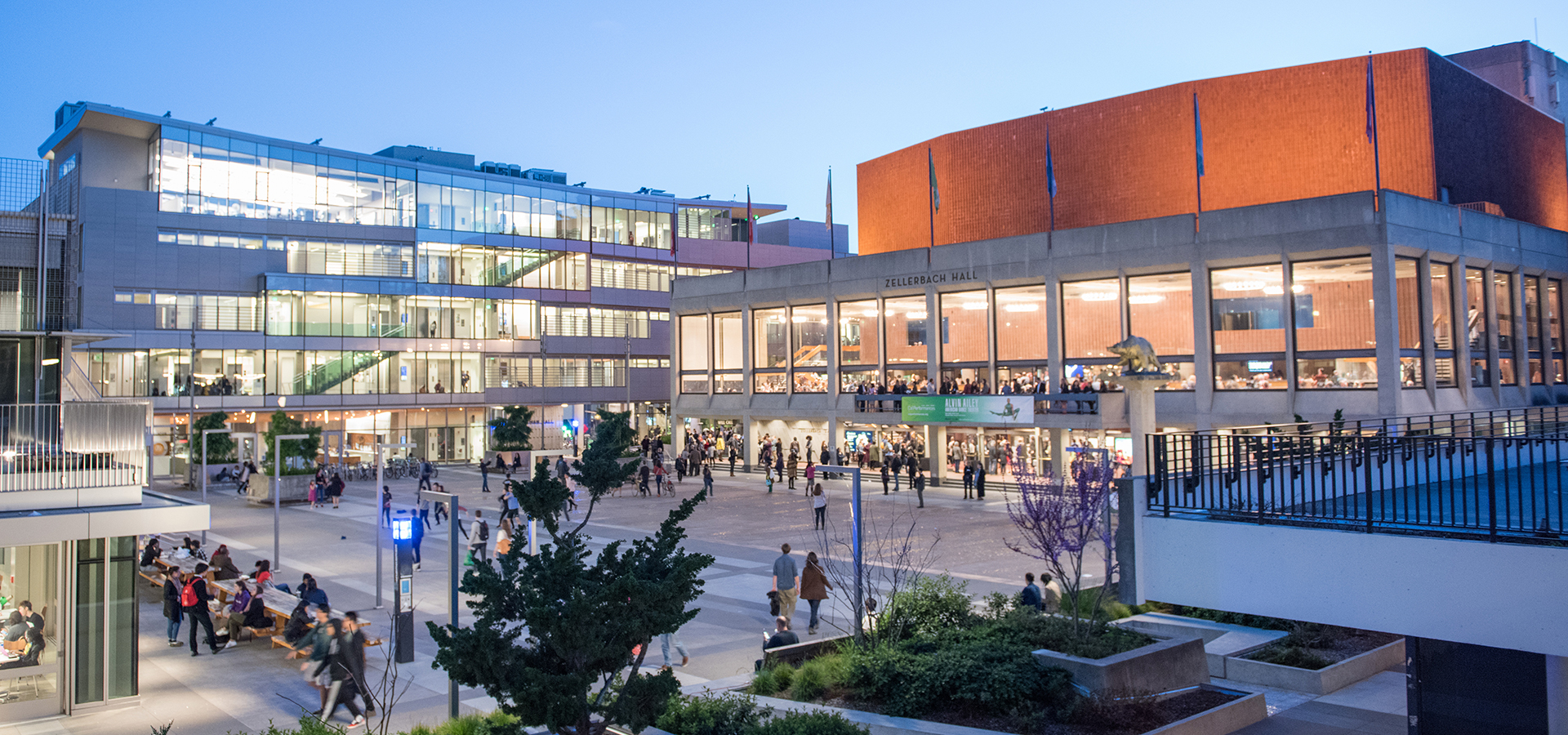 Zellerbach Hall at Sunset