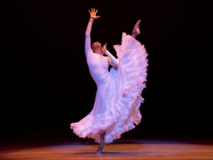 AAADTs Constance Stamatiou in Alvin Aileys Cry from Timeless Ailey 60th Anniversary program. Photo by Paul Kolnik