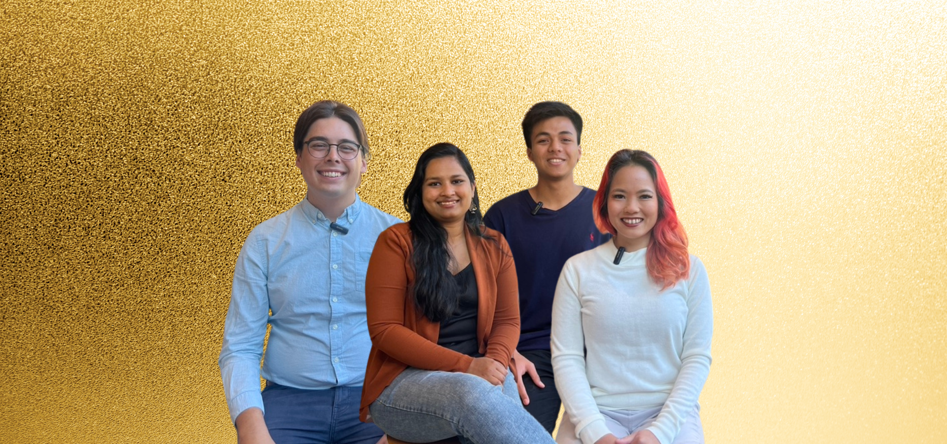 UC Berkeley Students Aliosha Bielenberg, Christina Dang, Lekshmy Hirandas, and Cesar Salcedo