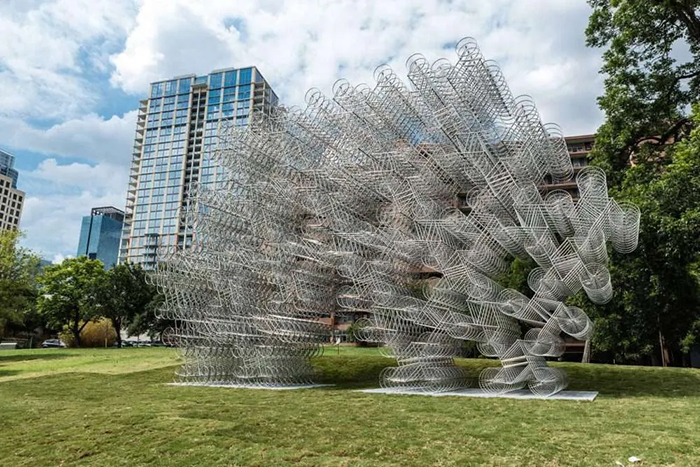 Ai Weiwei's Forever Bicycles sculpture