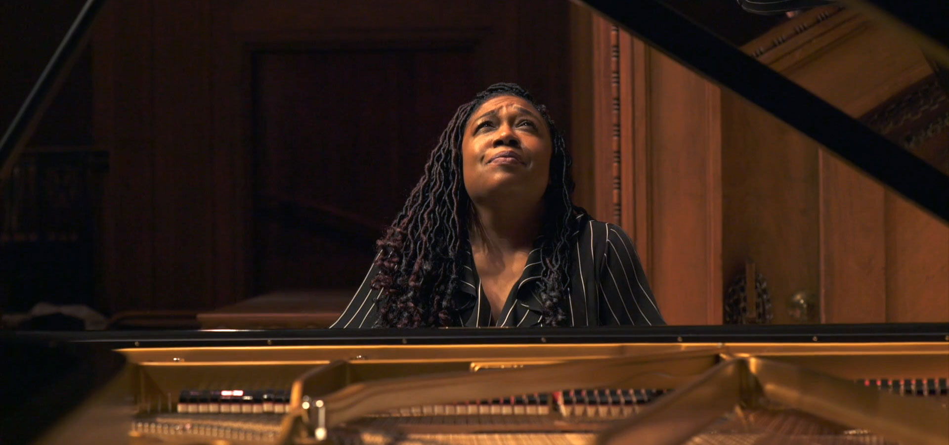 Michelle Cann at piano