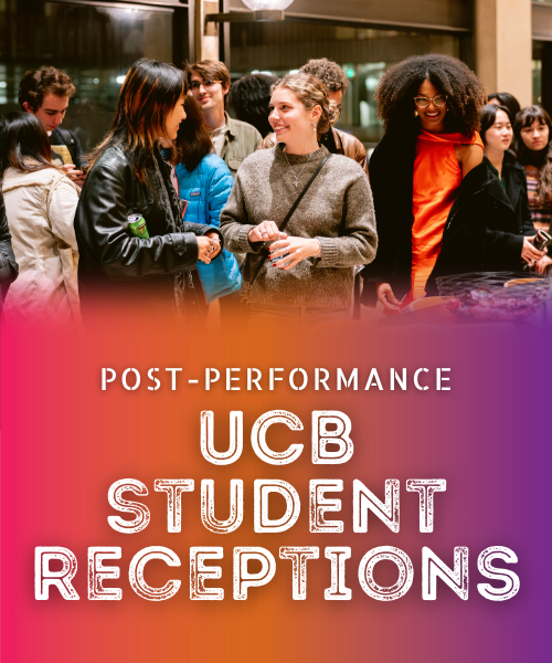 UC Berkeley students at reception