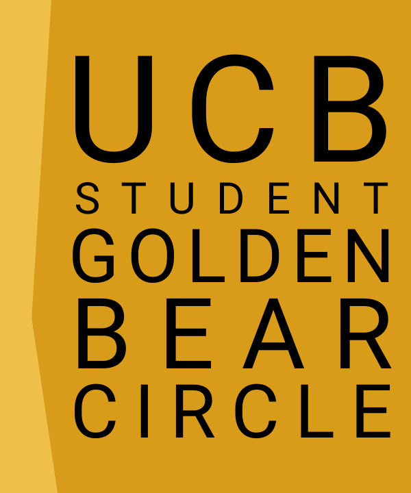 An image depicting the words: UCB Student Golden Bear Circle