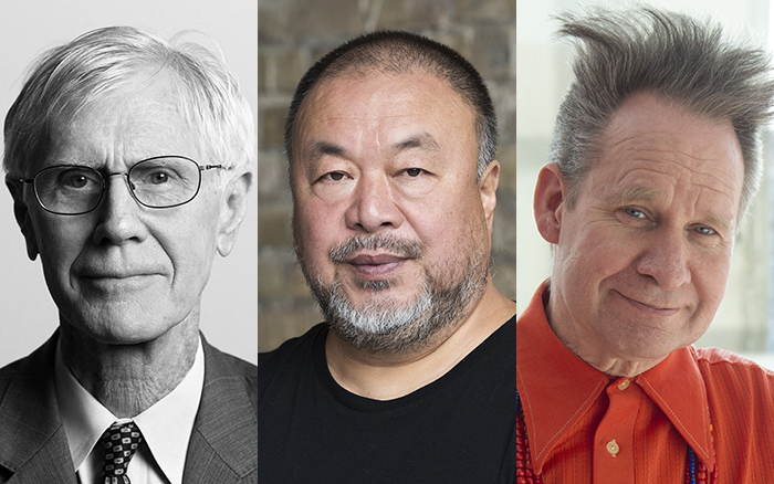 Ai Weiwei with Peter Sellars and Orville Schell