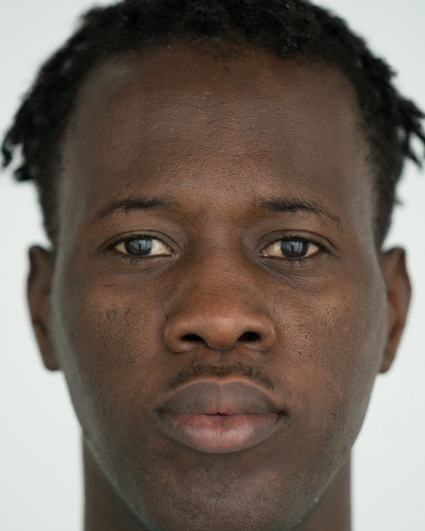 A portrait image of artist Amadou Lamine Sow.