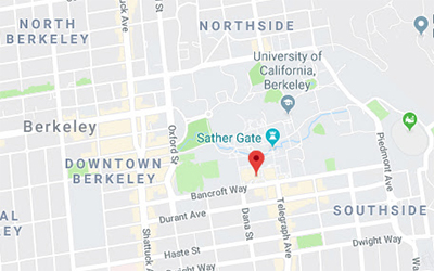 Map of Berkeley and UCB campus