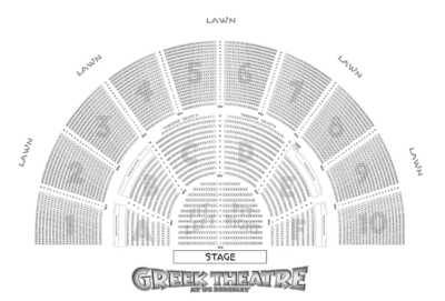 Greek Theater La Seating Chart Greek Theatre Improvements Project