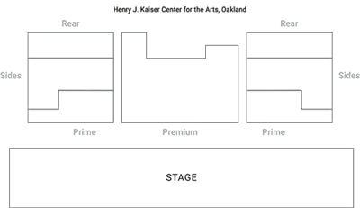 Greek Theater Seat Map