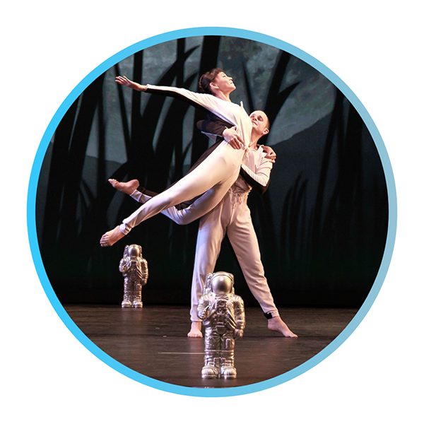 Photo from Mark Morris Dance Group production of MOON